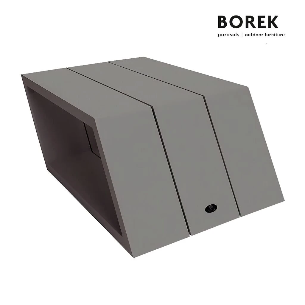 Moderner Tisch Aus Aluminium - Anthrazit - Viking Beistelltisch 3 Moderner Tisch Aus Aluminium - Anthrazit - Viking Beistelltisch