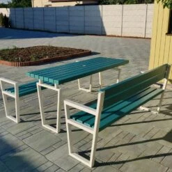 Modernes Gartenmöbel Set Aus Holz Und Metall - Aenny 5 Modernes Gartenmöbel Set Aus Holz Und Metall - Aenny -Gartentis Verkaufe modernes gartenmoebel set aus holz und metall aenny2