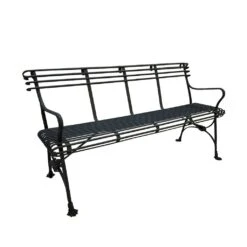 Nostalgische Garten Bank Wetterfest Schmiedeeisen - Macaire