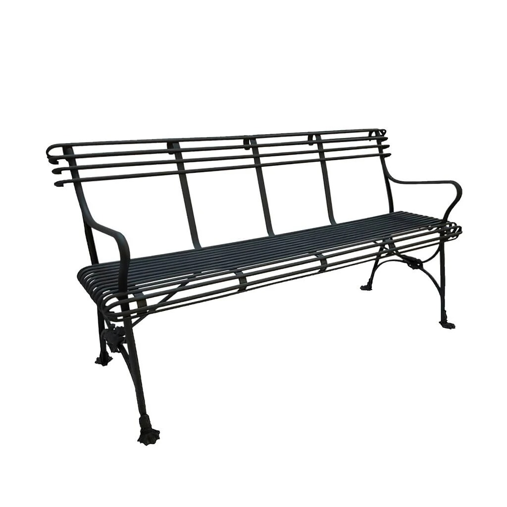 Nostalgische Garten Bank Wetterfest Schmiedeeisen - Macaire 3 Nostalgische Garten Bank Wetterfest Schmiedeeisen - Macaire