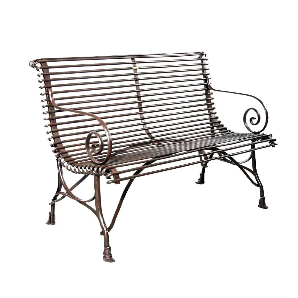 Nostalgische Gartenbank Mit Armlehnen 2-Sitzer - Ginette 3 Nostalgische Gartenbank Mit Armlehnen 2-Sitzer - Ginette