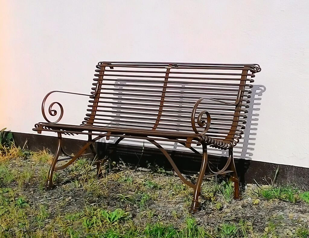 Nostalgische Gartenbank Mit Armlehnen 2-Sitzer - Ginette 6 Nostalgische Gartenbank Mit Armlehnen 2-Sitzer - Ginette – Bild 4