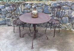 Nostalgisches Gartenmöbelset Mit Tisch Und Stühlen - Acier 8 Nostalgisches Gartenmöbelset Mit Tisch Und Stühlen - Acier -Gartentis Verkaufe nostalgisches gartenmoebelset mit tisch und stuehlen acier3