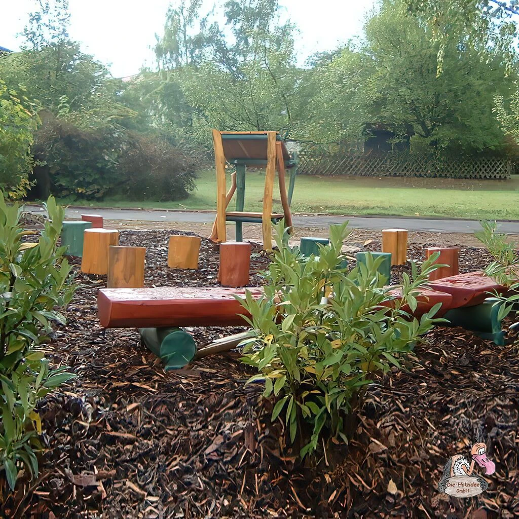 Offenes Klassenzimmer Mit Pult, Bänken Und Hockern Aus Holz - Offenes Klassenzimmer Pfeiffer 3 Offenes Klassenzimmer Mit Pult, Bänken Und Hockern Aus Holz - Offenes Klassenzimmer Pfeiffer – Bild 2