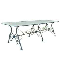 Outdoor Möbel Gartentisch Groß Eckig Antik - Renan