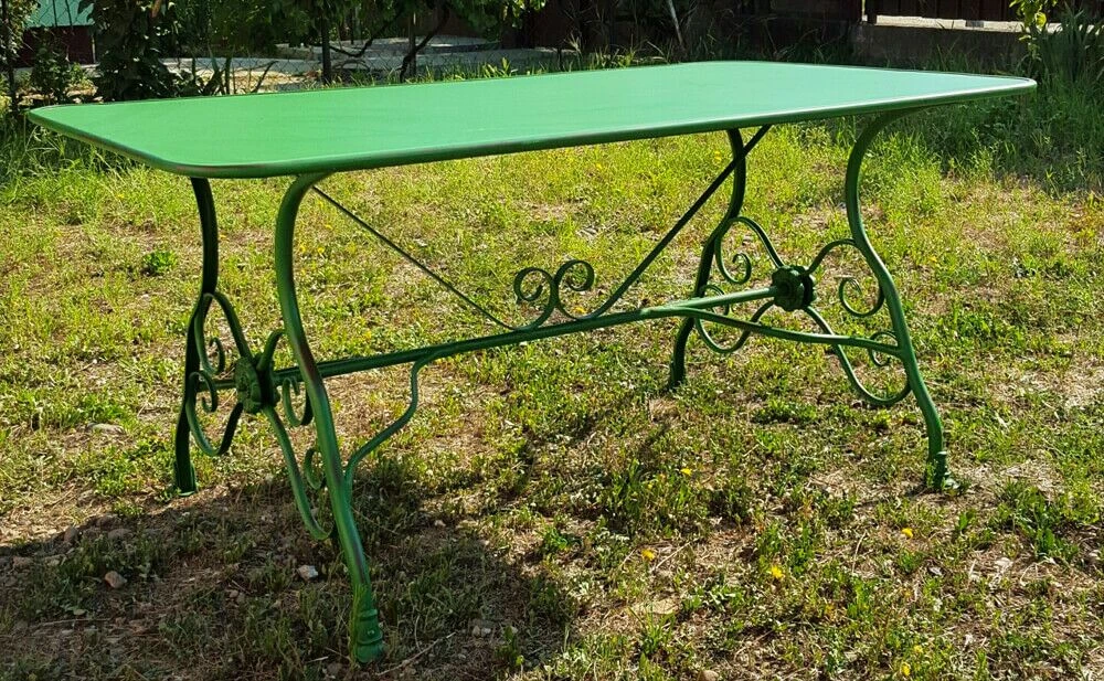 Outdoor Möbel Gartentisch Groß Eckig Antik - Renan 4 Outdoor Möbel Gartentisch Groß Eckig Antik - Renan – Bild 2