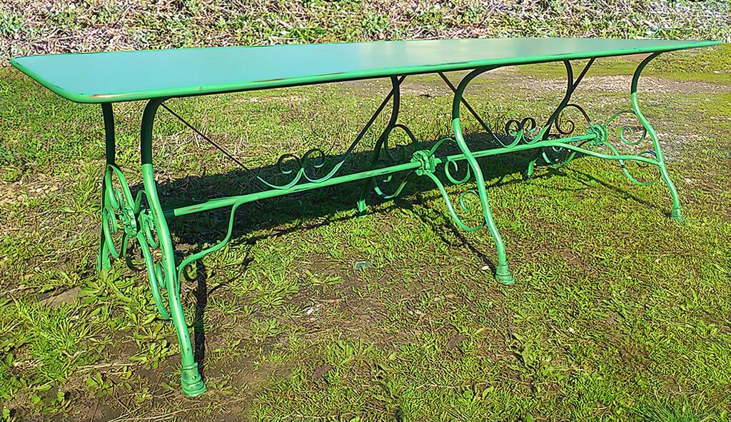 Outdoor Möbel Gartentisch Groß Eckig Antik - Renan 9 Outdoor Möbel Gartentisch Groß Eckig Antik - Renan – Bild 7