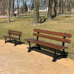 Park- Und Gartenbank Aus Holz Und Gusseisen - Tora -Gartentis Verkaufe park und gartenbank aus holz und gusseisen tora3