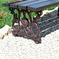 Parkbank Mit Detailreichen Füßen Aus Gusseisen Und Holz - Frederikke 5 Parkbank Mit Detailreichen Füßen Aus Gusseisen Und Holz - Frederikke -Gartentis Verkaufe parkbank mit detailreichen fuessen aus gusseisen und holz frederikke2