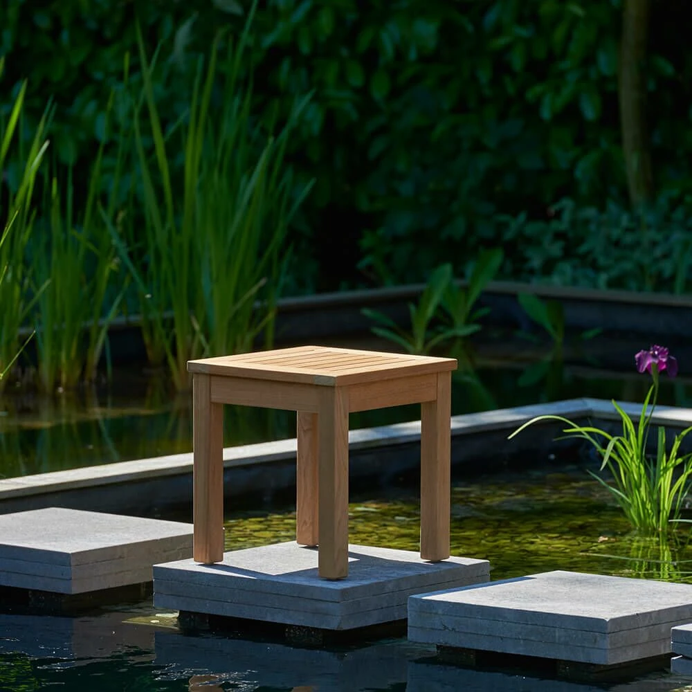 Quadratischer Garten Beistelltisch Aus Teakholz - Thea Beistelltisch 4 Quadratischer Garten Beistelltisch Aus Teakholz - Thea Beistelltisch – Bild 2