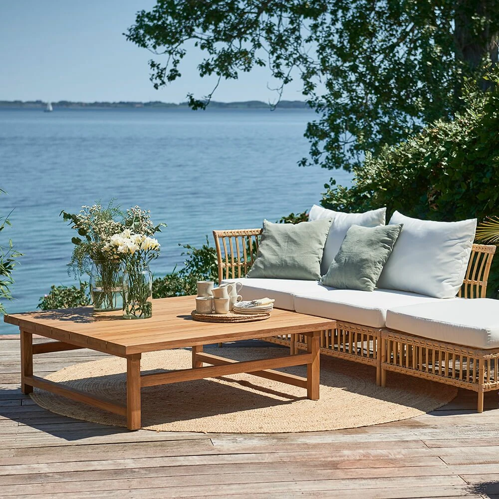 Quadratischer Kaffeetisch Aus Teakholz Für Den Garten - Kaffeetisch Hanny 4 Quadratischer Kaffeetisch Aus Teakholz Für Den Garten - Kaffeetisch Hanny – Bild 2