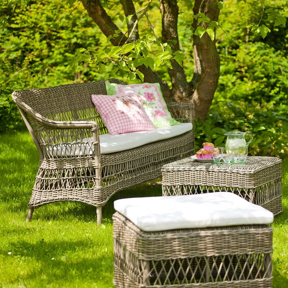 Quadratischer Loungetisch In Antikgrau Aus Aluminium - Gartentisch Jona 4 Quadratischer Loungetisch In Antikgrau Aus Aluminium - Gartentisch Jona – Bild 2