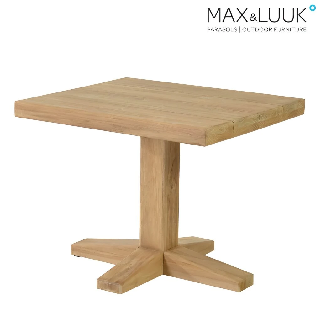 Quadratischer Outdoor Esstisch Aus Teakholz - 70x80cm - Max&Luuk - Bruce Esstisch 3 Quadratischer Outdoor Esstisch Aus Teakholz - 70x80cm - Max&Luuk - Bruce Esstisch