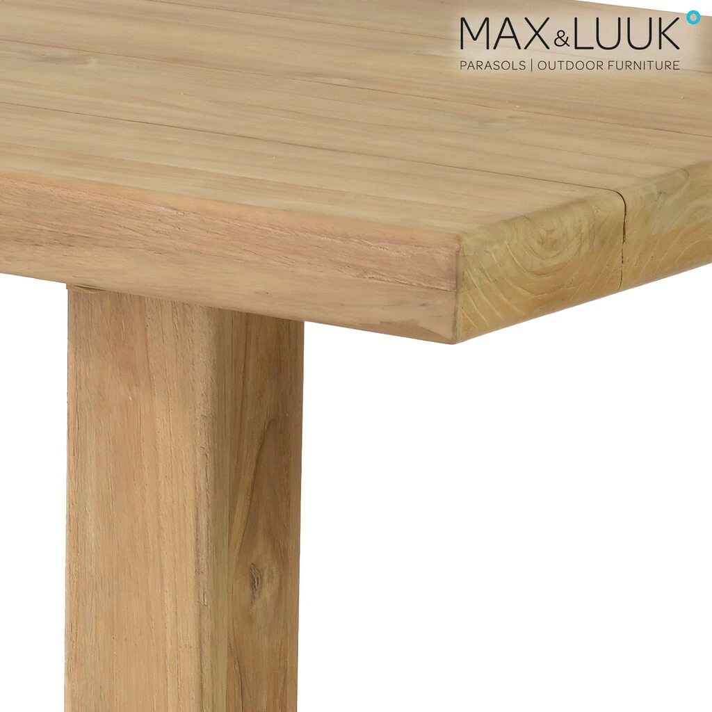 Quadratischer Outdoor Esstisch Aus Teakholz - 70x80cm - Max&Luuk - Bruce Esstisch 4 Quadratischer Outdoor Esstisch Aus Teakholz - 70x80cm - Max&Luuk - Bruce Esstisch – Bild 2