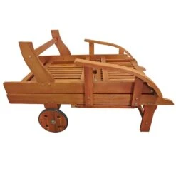 Relax Gartenliege Aus Holz Mit Rädern - Faltbar - Bequem - Acerosae Gartenliege -Gartentis Verkaufe relax gartenliege aus holz mit raedern faltbar bequem acerosae gartenliege5