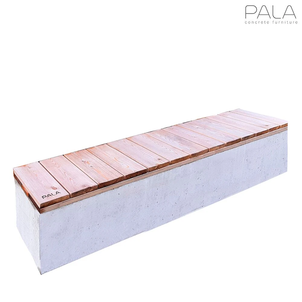 Robuste Outdoor Gartenbank Aus Beton Von Pala - Pori 3 Robuste Outdoor Gartenbank Aus Beton Von Pala - Pori