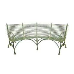 Romantische Gartenbank 4-Sitzer Aus Schmiedeeisen - Ninon