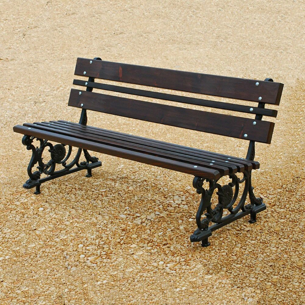 Romantische Gartenbank Aus Gusseisen Und Holz Zur Stadtgestaltung - Gunnar 3 Romantische Gartenbank Aus Gusseisen Und Holz Zur Stadtgestaltung - Gunnar