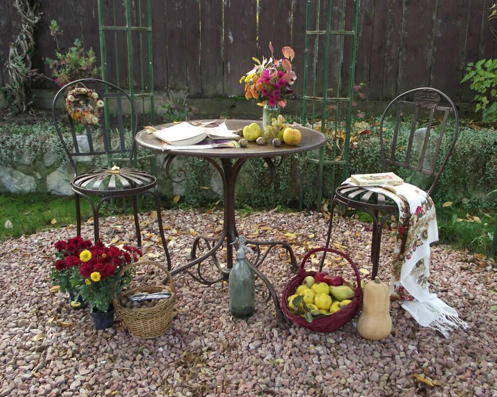 Romantischer Gartentisch Wetterfest Nostalgisch - Theo 4 Romantischer Gartentisch Wetterfest Nostalgisch - Theo – Bild 2