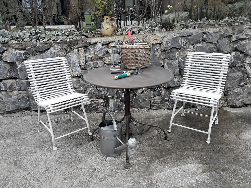 Romantischer Gartentisch Wetterfest Nostalgisch - Theo 6 Romantischer Gartentisch Wetterfest Nostalgisch - Theo – Bild 4