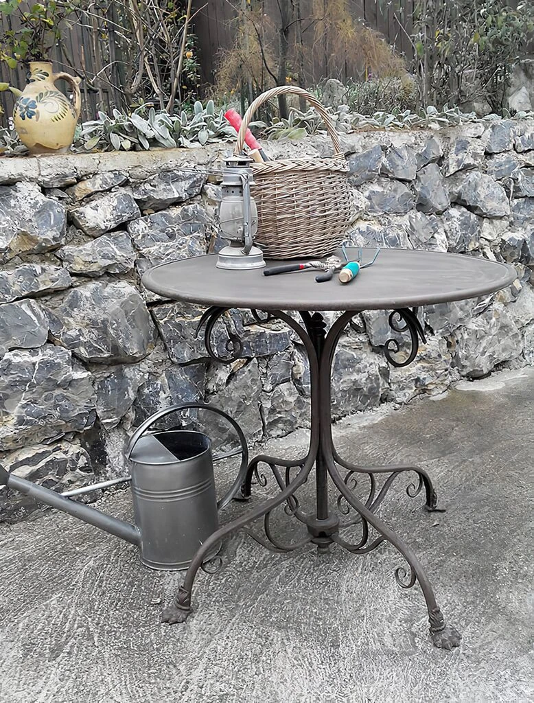 Romantischer Gartentisch Wetterfest Nostalgisch - Theo 7 Romantischer Gartentisch Wetterfest Nostalgisch - Theo – Bild 5