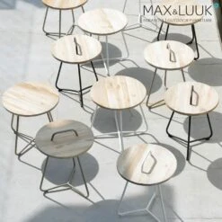 Runder Beistelltisch Für Den Garten - Aluminium & Teakholz - Max&Luuk - Ava Beistelltisch 7 Runder Beistelltisch Für Den Garten - Aluminium & Teakholz - Max&Luuk - Ava Beistelltisch -Gartentis Verkaufe runder beistelltisch fuer den garten aluminium teakholz max luuk ava beistelltisch3