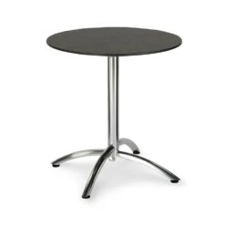 Runder Gartentisch 70cm Klappbar Weiß Oder Grau - Clarere Gartentisch