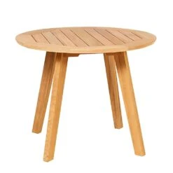 Runder Gartentisch Aus Teakholz - Modern - Darcey Gartentisch