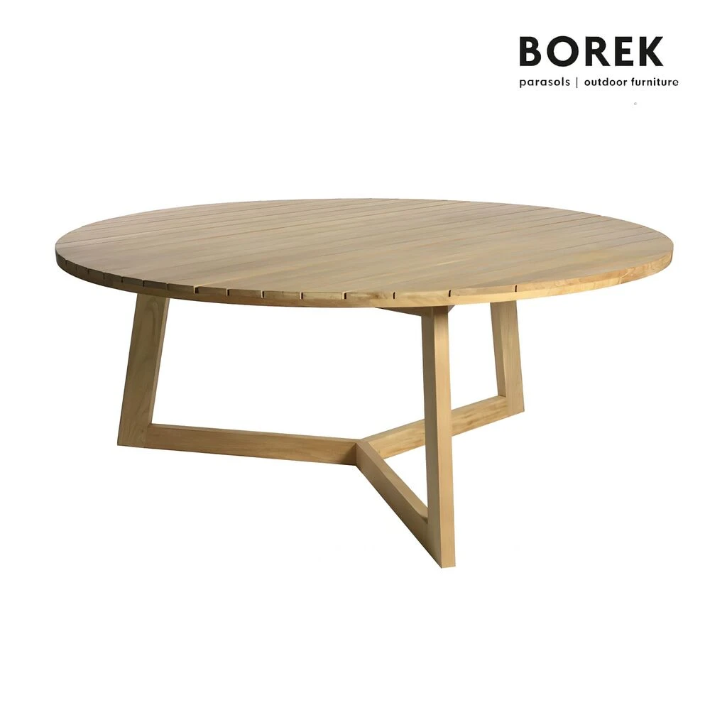 Runder Gartentisch Für 6 Stühle Aus Teakholz - Esstisch Limone 3 Runder Gartentisch Für 6 Stühle Aus Teakholz - Esstisch Limone