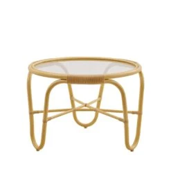 Runder Gartentisch Für Die Outdoor Sofaecke Aus Alu - Kaffeetisch Bjell