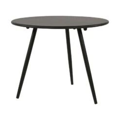 Runder Gartentisch Für Lounge - Schwarz - Moderna Schwarz