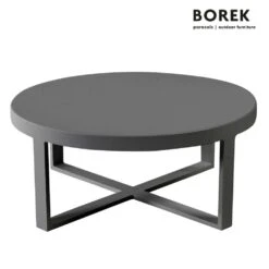 Runder Loungetisch Für Draußen - Borek - Aluminium - Modern - Force Couchtisch