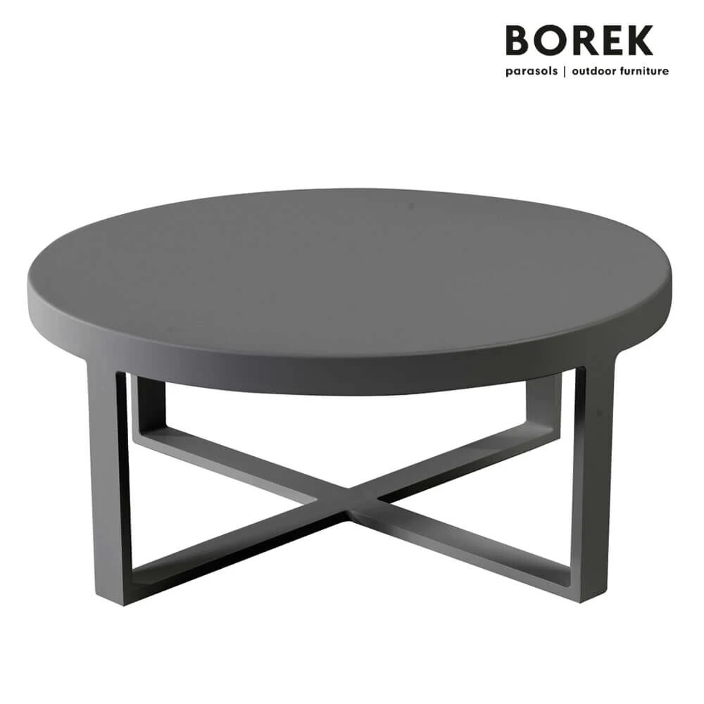 Runder Loungetisch Für Draußen - Borek - Aluminium - Modern - Force Couchtisch 3 Runder Loungetisch Für Draußen - Borek - Aluminium - Modern - Force Couchtisch