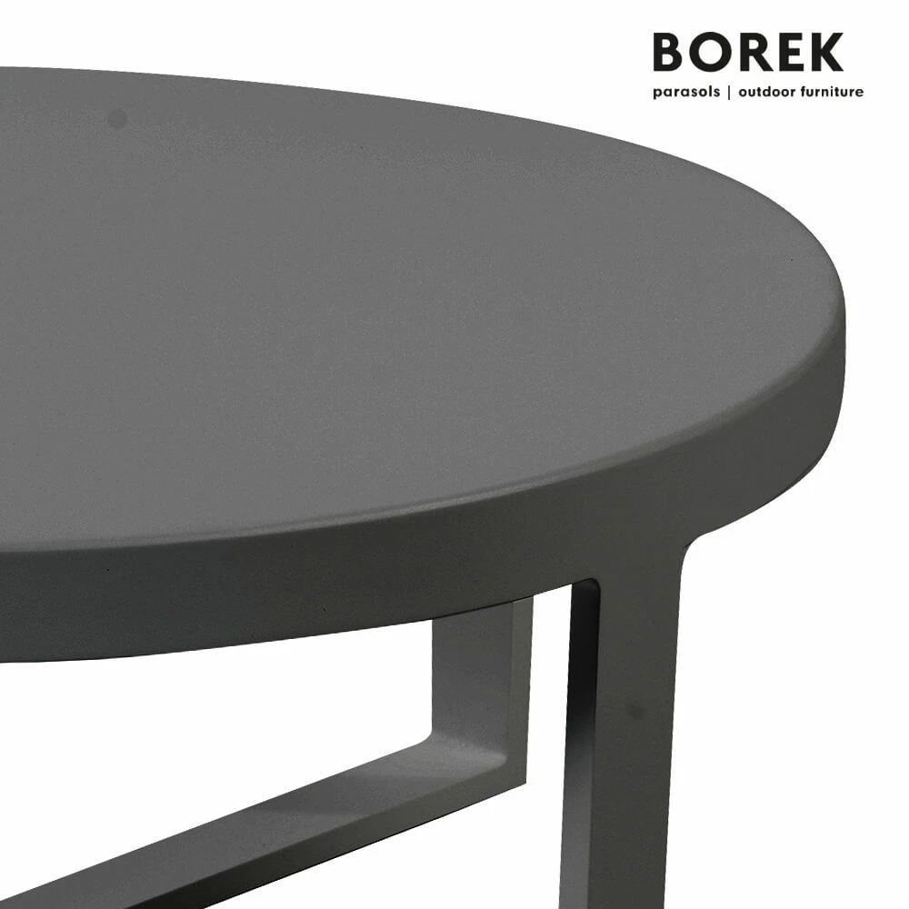 Runder Loungetisch Für Draußen - Borek - Aluminium - Modern - Force Couchtisch 4 Runder Loungetisch Für Draußen - Borek - Aluminium - Modern - Force Couchtisch – Bild 2