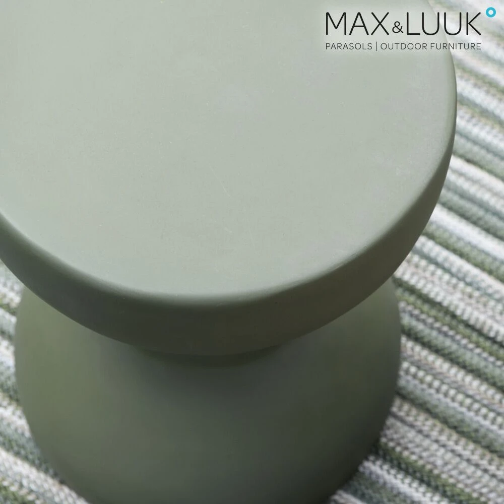 Runder Outdoor Beistelltisch In Grün Von Max & Luuk - Fiberglas - Axel Beistelltisch 4 Runder Outdoor Beistelltisch In Grün Von Max & Luuk - Fiberglas - Axel Beistelltisch – Bild 2