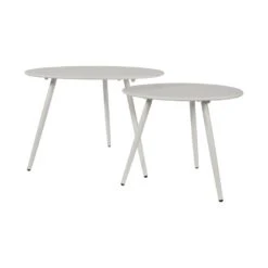 Gartentis Verkaufe -Gartentis Verkaufe runder outdoor beistelltisch weiss aus stahl moderna weiss2