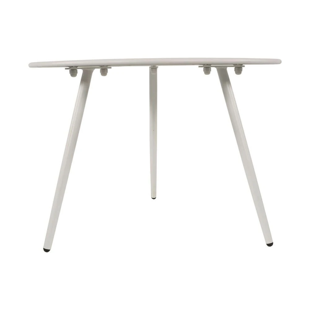 Runder Outdoor-Beistelltisch Weiß Aus Stahl - Moderna Weiß 5 Runder Outdoor-Beistelltisch Weiß Aus Stahl - Moderna Weiß – Bild 3