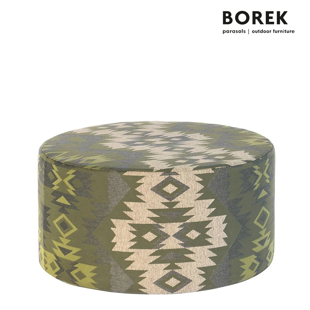 Runder Sitzhocker Für Den Garten Mit Muster - Borek - Desio Hocker 3 Runder Sitzhocker Für Den Garten Mit Muster - Borek - Desio Hocker