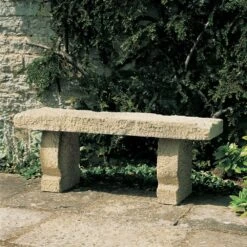 Rustikale Garten Steinbank - Genua