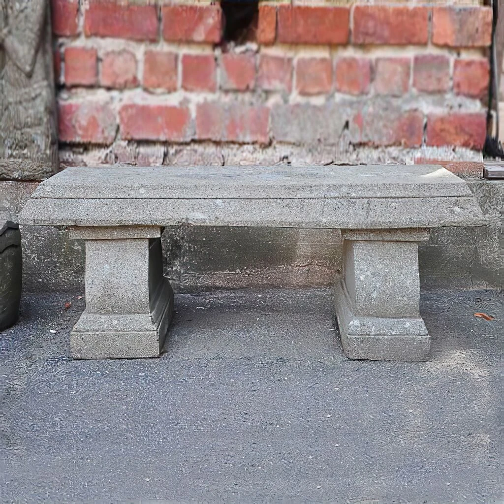 Schöne Bank Aus Stein Unikat Handbehauen 4 Schöne Bank Aus Stein Unikat Handbehauen – Bild 2