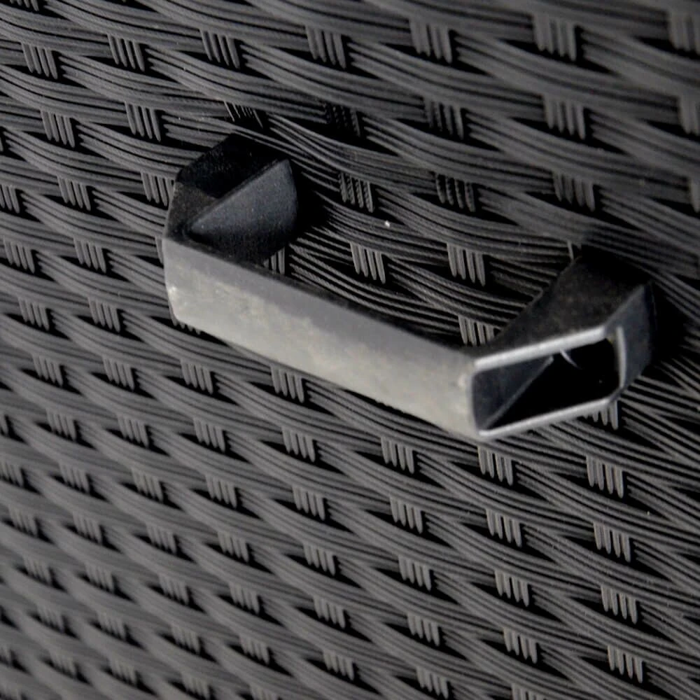 Schwarze Kissentruhe Aus Polyrattan - Kissentruhe Calva 8 Schwarze Kissentruhe Aus Polyrattan - Kissentruhe Calva – Bild 6