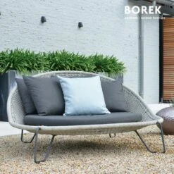 Sonnenliege Rund Von Borek - Edelstahl - Grau - Mit Polster Kissen - Pasturo Sonnenliege -Gartentis Verkaufe sonnenliege rund von borek edelstahl grau mit polster kissen pasturo sonnenliege3