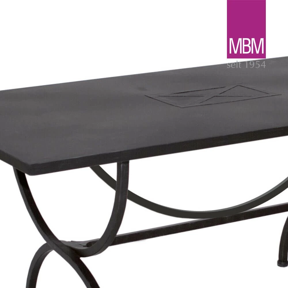 Stabiler Gartentisch Aus Schmiedeeisen - 160x90cm - MBM - Tisch Medici 4 Stabiler Gartentisch Aus Schmiedeeisen - 160x90cm - MBM - Tisch Medici – Bild 2