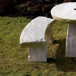 Steinbank Für Runde Tische Für Bis Zu 2 Personen - Senata