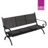 Stilvolle Loungebank Aus Schmiedeeisen Von MBM - Loungebank Romeo Elegance -Gartentis Verkaufe stilvolle loungebank aus schmiedeeisen von mbm loungebank romeo elegance