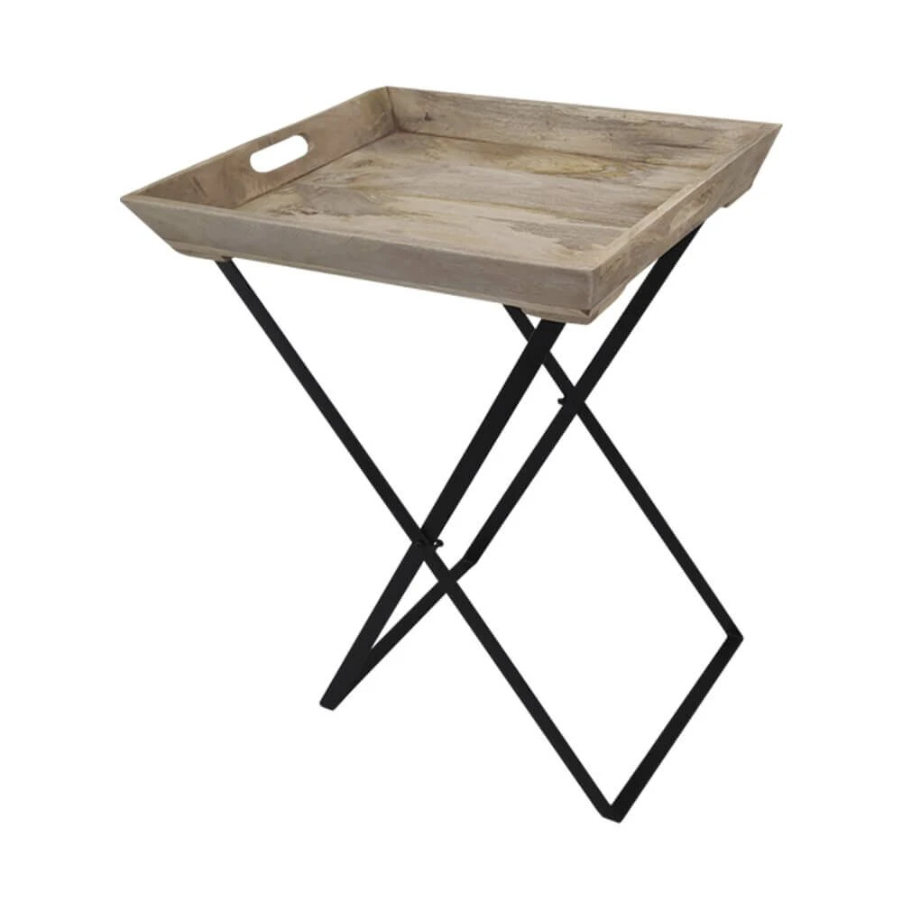 Tablettförmiger Beistelltisch Mit Mangoholz - Beistelltisch Fredo 3 Tablettförmiger Beistelltisch Mit Mangoholz - Beistelltisch Fredo