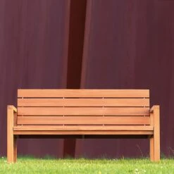 Teakholz Gartenbank Mit Rückenlehne - Modern - Lucy Gartenbank -Gartentis Verkaufe teakholz gartenbank mit rueckenlehne modern lucy gartenbank5