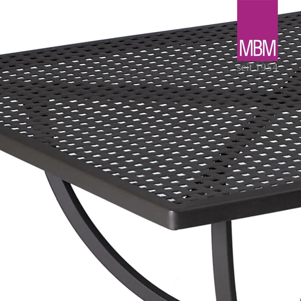 Terrassentisch Quadratisch Aus Metall - MBM - Eisen - 75x75x73cm - Tisch Romeo 4 Terrassentisch Quadratisch Aus Metall - MBM - Eisen - 75x75x73cm - Tisch Romeo – Bild 2