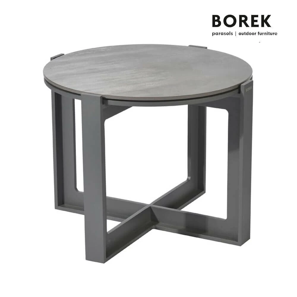 Tiefer Gartentisch Mit Dektonplatte - Anthrazit - Tisch Faro 3 Tiefer Gartentisch Mit Dektonplatte - Anthrazit - Tisch Faro