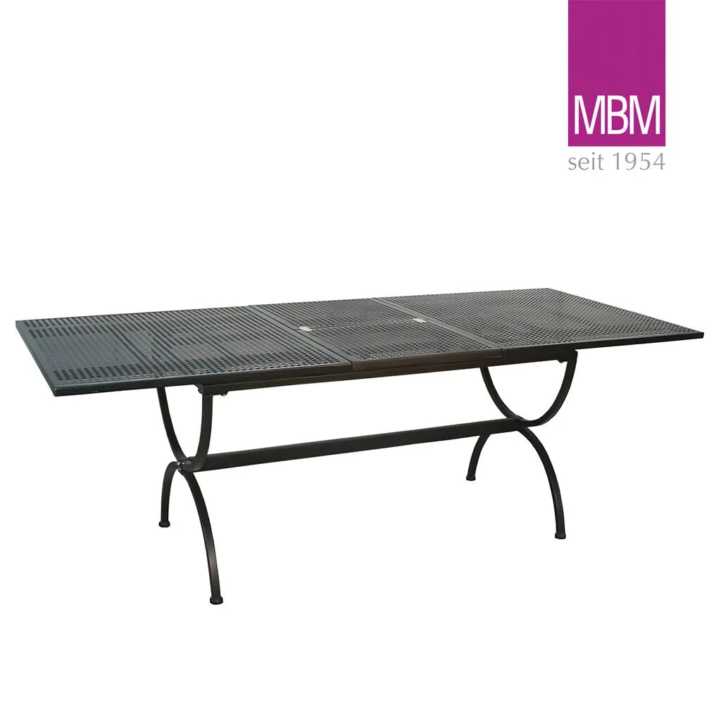 Tisch Ausziehbar Für Terrasse & Garten - MBM - Metall/Eisen - 100x165/215x73cm - Ausziehtisch Romeo 3 Tisch Ausziehbar Für Terrasse & Garten - MBM - Metall/Eisen - 100x165/215x73cm - Ausziehtisch Romeo